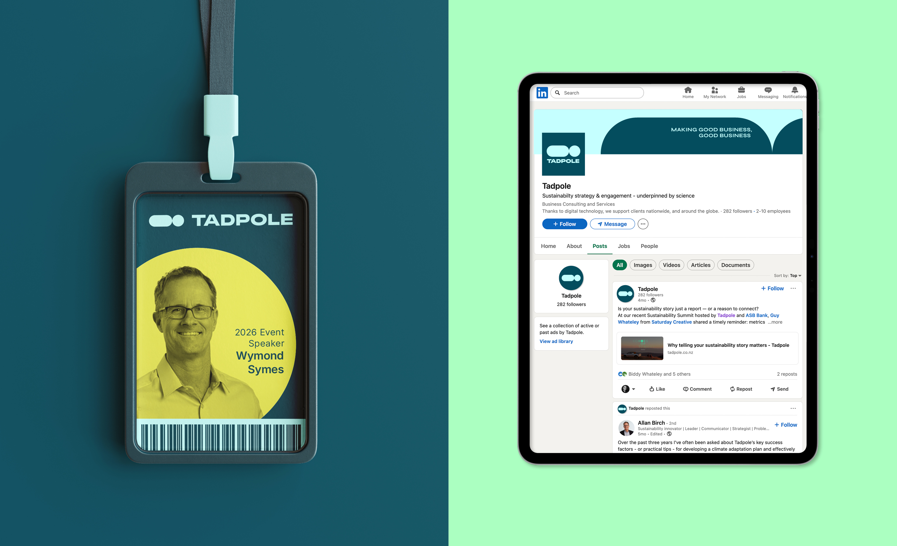 Tadpole identity