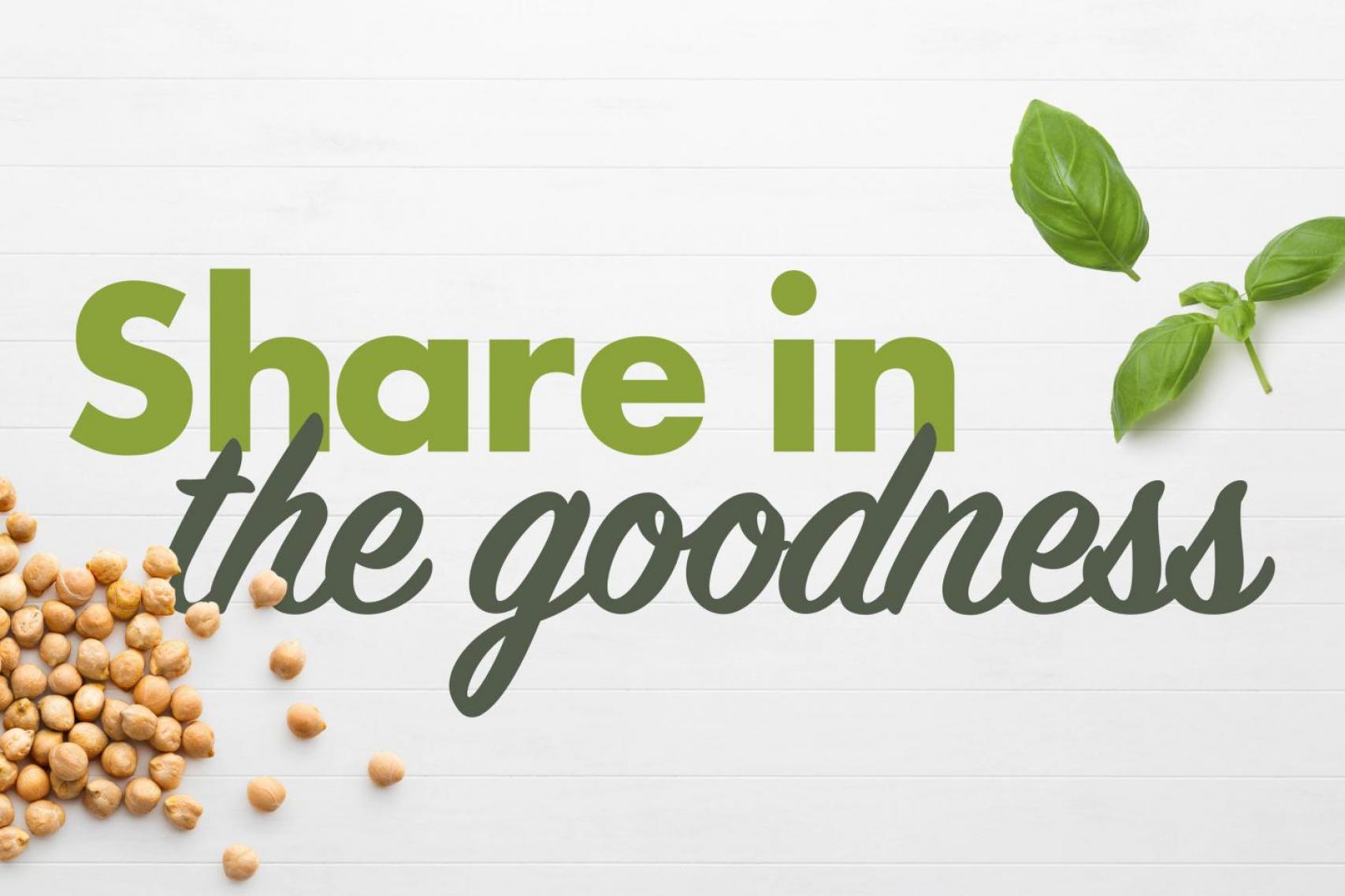 Share in the goodness